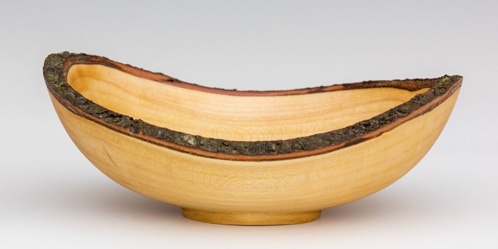 natural-edge bowl